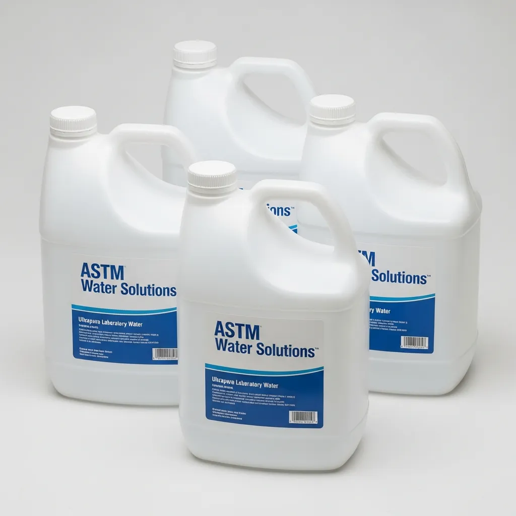 ASTM Type II Deionized Water - 4 Pack